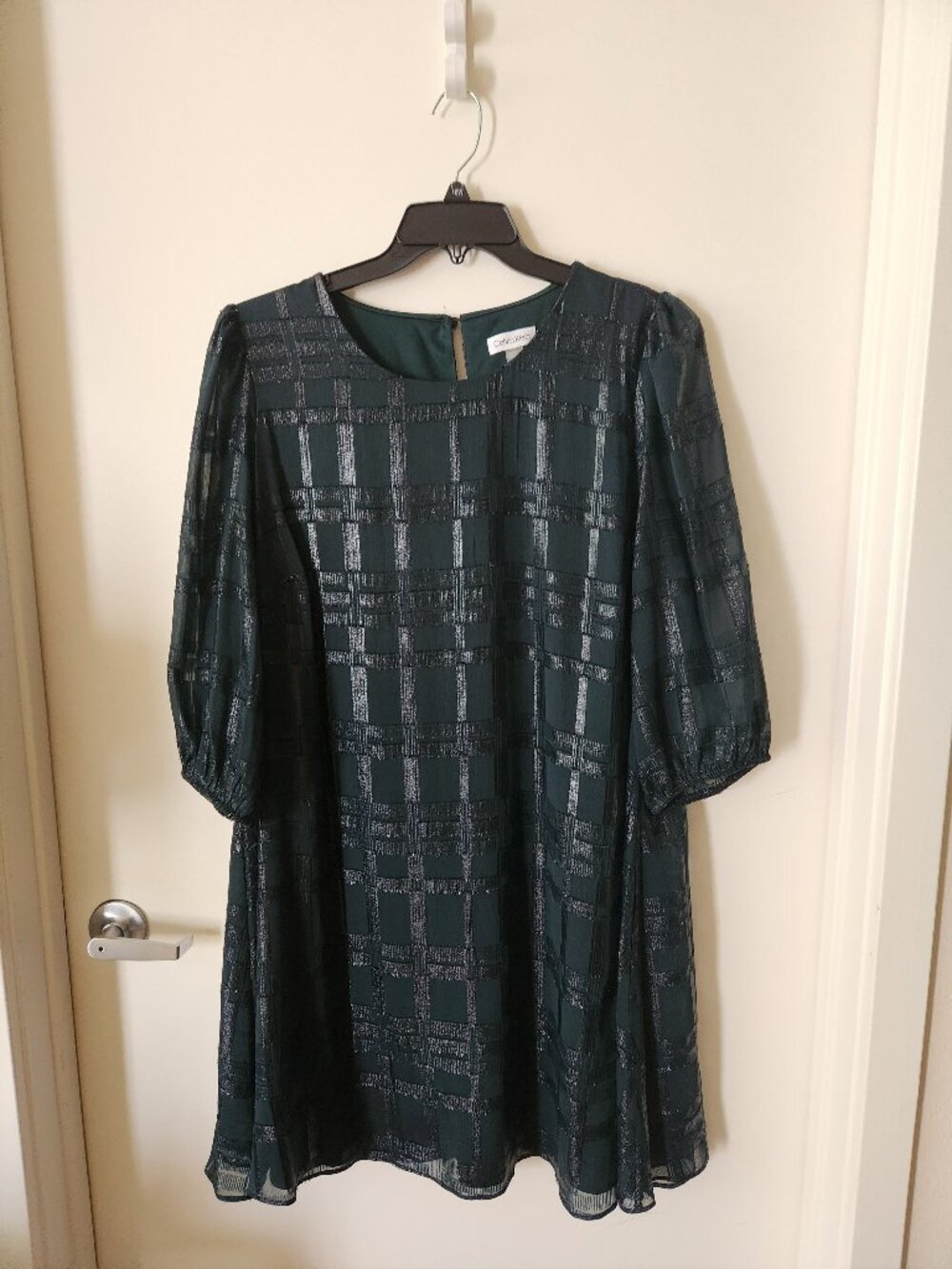 Calvin Klein Dark Green Cocktail Dress Size 16W